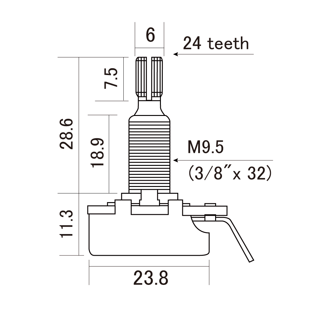 Cts A L Potentiometer Inch Hosco International